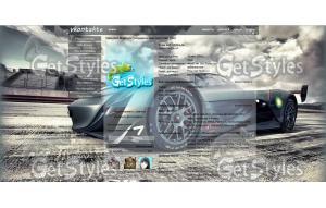 Спорткар тема для контакта
