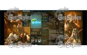 WoW Cataclism Сервер Wowm тема для контакта