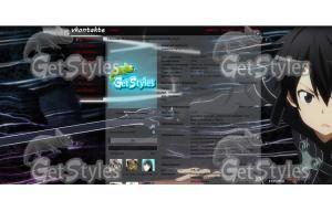 Sword Art Online тема для контакта