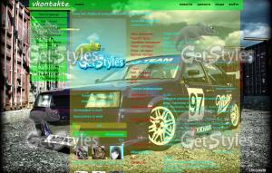 Russian Cars Super VaZ 21 тема для контакта