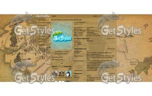 The map of MiddleEarth тема для контакта