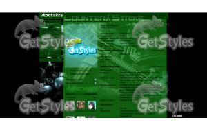 Counter Stricke тема для контакта