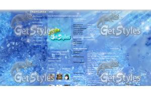 Снежинки тема для контакта