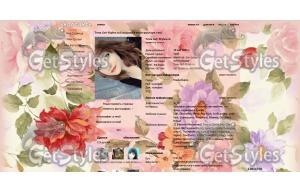 цветочная  тема для контакта