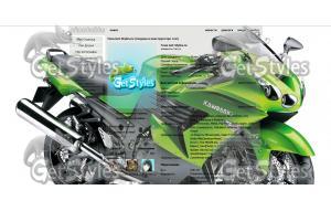 Kawasaki moto тема для контакта