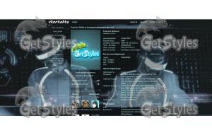 Tron:legacy  Daft Punk тема для контакта