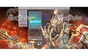 DavionTheDragonKnightEpic тема для контакта