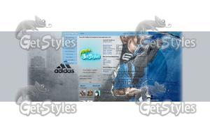 ADIDAS^STYLE тема для контакта