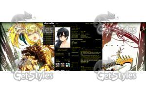 Music Anime Girl тема для контакта