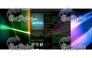 Colorribbonpattern_1366x7 тема для контакта