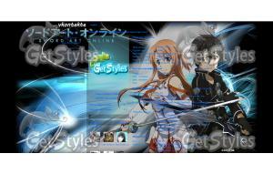 Sworld Art Online тема для контакта