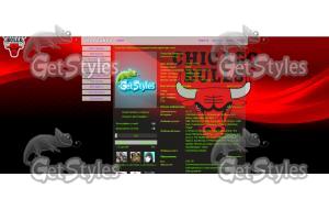 Chicago Bulls тема для контакта