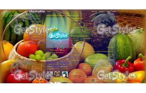 Фрукты тема для контакта