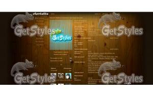 Parket style тема для контакта