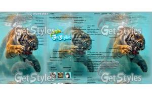 тигрвода тема для контакта