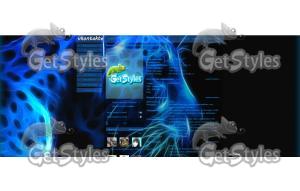 blue leopard тема для контакта