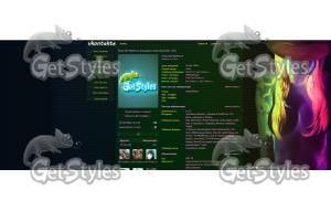 NeONGiRL тема для контакта