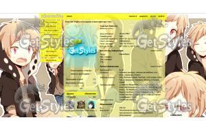 Vocaloid_Kano тема для контакта