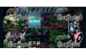 Marvel тема для контакта