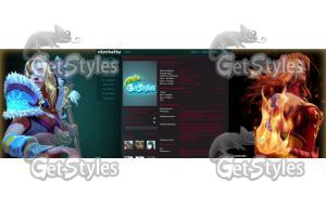 Crystal and Lina тема для контакта