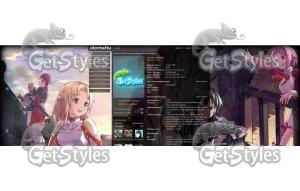 Sword Art Online by Sima: тема для контакта