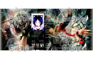 Tokyo Ghoul Канеки тема для контакта