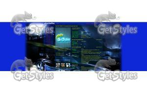 Клевая тема в стиле NFS N тема для контакта