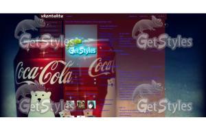 Coca_Cola тема для контакта