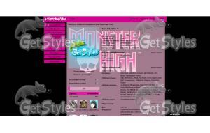 Monster High тема для контакта