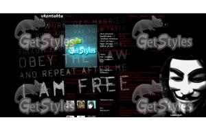 i am free тема для контакта