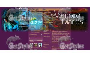 The Vampire Diaries 3 сез тема для контакта
