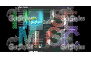 house_music тема для контакта