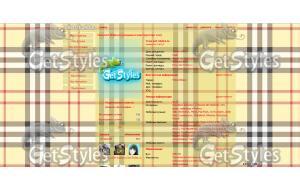 burberry тема для контакта