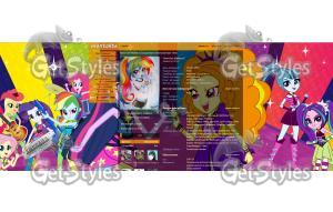 MLP Rainbow Rocks тема для контакта