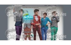 1dcolorful тема для контакта