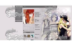 IDOLMSTER тема для контакта