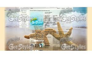 Nature_Beach_Sea_stars_01 тема для контакта