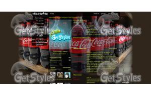 Coca Cola тема для контакта