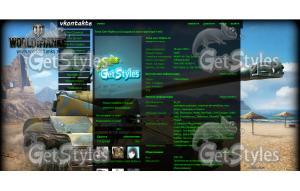WoT World OF Tanks популя тема для контакта