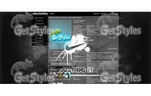 Brands_Graffity_Nike тема для контакта