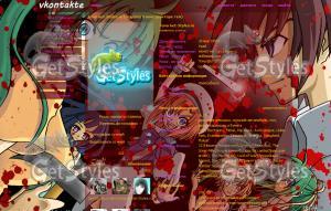 Higurashi no naku koro ni тема для контакта