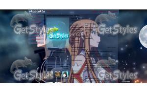Sword Art Online тема для контакта