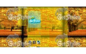 Осенний розг тема для контакта