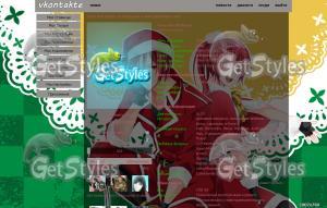 ANIMEPICTURES тема для контакта
