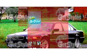 BMW 750 тема для контакта