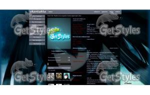 black_rock_shooterHD тема для контакта