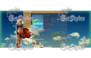 super_girl тема для контакта