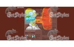 Homer Simpson тема для контакта