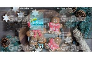 New Year тема для контакта