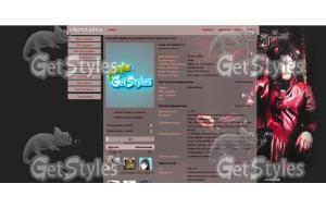 Gackt Red Theme Mild тема для контакта